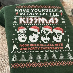 Have Yourself a Merry Little KISSmas Crew Neck Sweatshirt